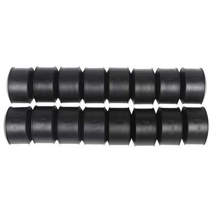 Pair 8" Black Marine Wakeboard Tower Enclosures with Adapter Pack