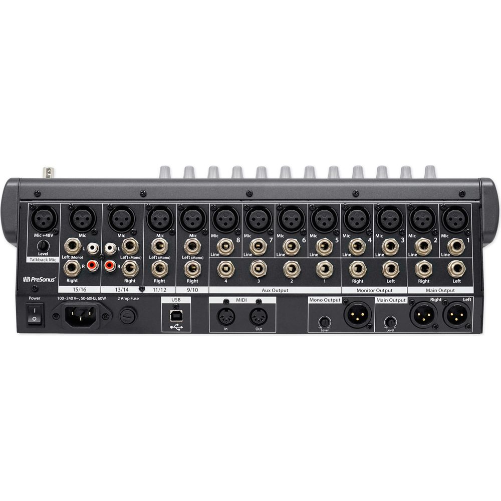 StudioLive 16.0.2 USB Mixer + (8) RMC-XLR Microphones + (15) XLR Cables