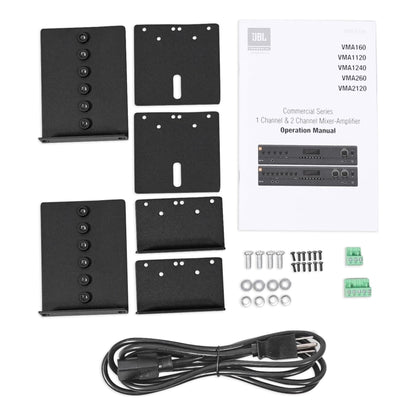 VMA1120 Amplifier + (20) 3.5" Black Cube Speakers Bundle