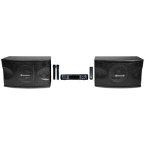 RPA70WBT V2 Karaoke Amplifier/Mixer + KPS80 8" Karaoke Speakers 2-Pack Bundle