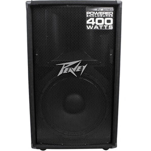 (2) Peavey PV115D 15" 400 Watt Class D DJ Speaker+Adjustable Totem Style Stands