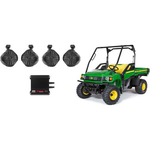 (4) 8" Rollbar Roll Cage Tower Speakers+MTX 4-Channel Amplifier For John Deere Gator