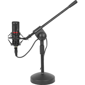 Rockville RCM01 Studio Recording Condenser Microphone Mic+Shock Mount+Boom Stand