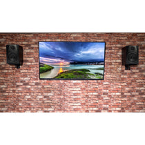 (2) APM6B 6.5" 250W Powered USB Studio Monitor Speakers + Wall Brackets
