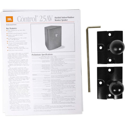 Pair JBL Pro CONTROL 25AV 5.25" 60 Watt 70v Indoor/Outdoor Commercial Speakers