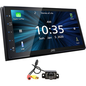 JVC KW-M560BT 6.8" Bluetooth Digital Media Car Play/Android Auto Receiver+Camera
