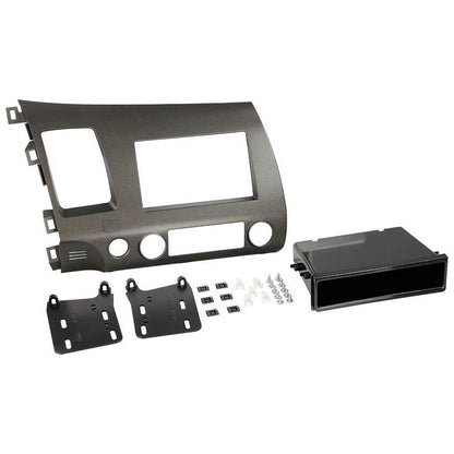 Metra 99-7871 Single DIN/Double DIN Installation Kit for 2006-2009 Honda Civic Vehicles Charcoal Grey