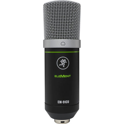 Mackie EM-91CU USB Condenser Recording Zoom Podcast Microphone Mic+Shockmount