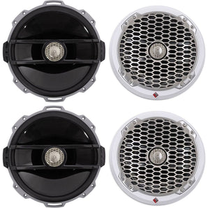 (4) Rockford Fosgate Punch PM282 8" 400W Marine/Boat Speakers 2-Way 4-Ohm