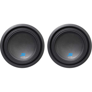 (2) Alpine S-W10D4 10" 3600 Watt Dual 4-Ohm Car Audio Subwoofers DVC Subs SW10D4