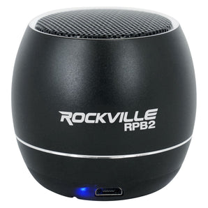 Rockville RPB2-BLACK Handheld Wireless Portable Bluetooth Speaker Great Sound