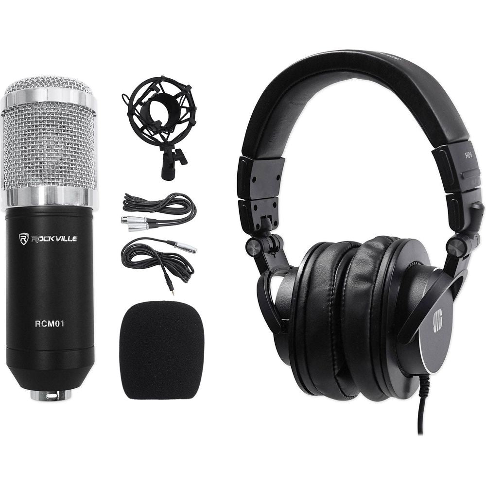 HD9 Studio Reference Headphones with Condenser Microphone