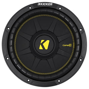 (2) Kicker 44CWCD104 CompC 10" 1000W DVC Car Subwoofers+Vented Sub Enclosure Box