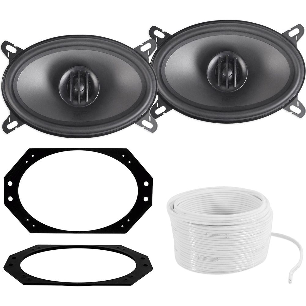 Thunder THUNDER46 Speaker Replacement Kit for Jeep Wrangler TJ 2002-2006