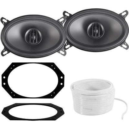Thunder THUNDER46 Speaker Replacement Kit for Jeep Wrangler TJ 2002-2006