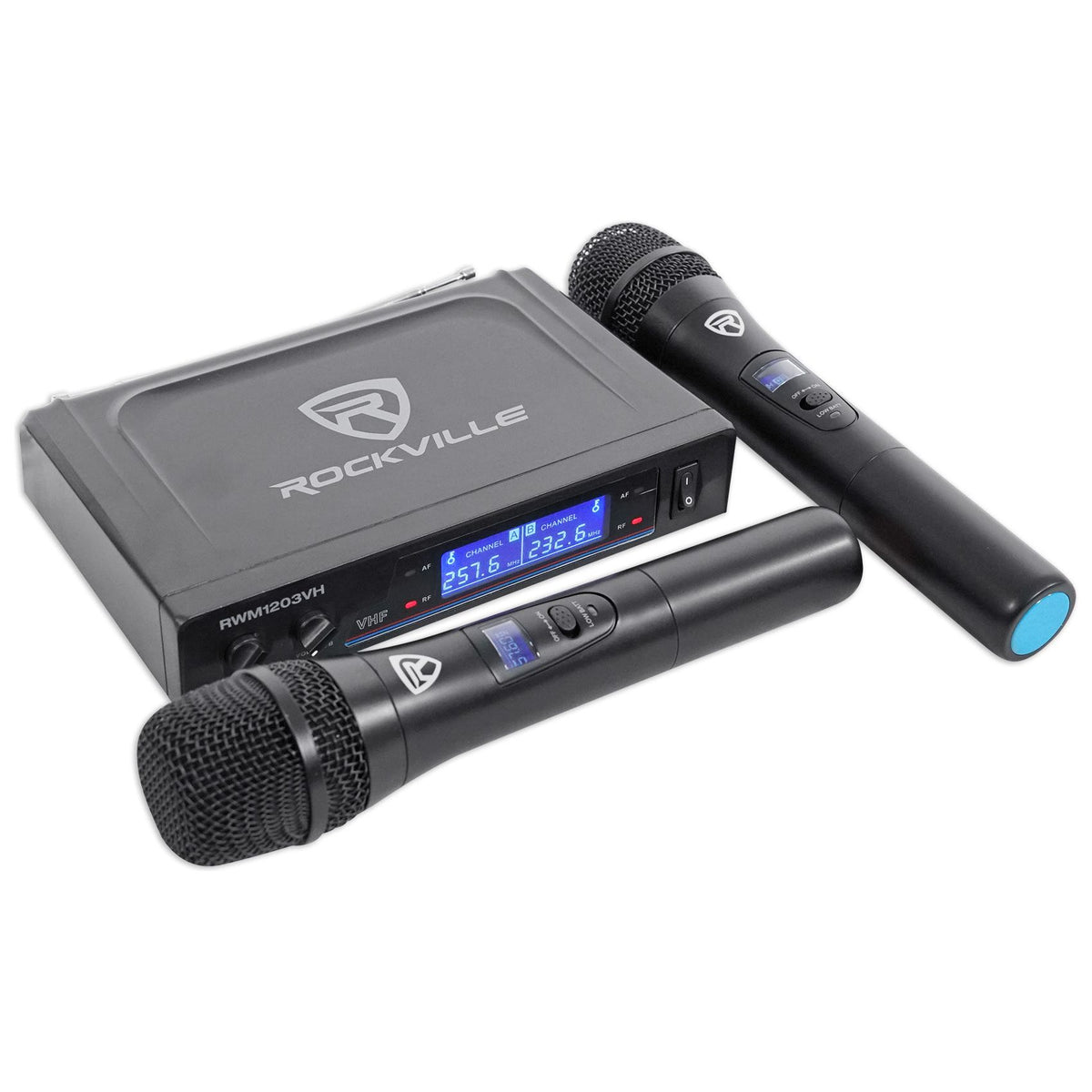 RPG15 15" Powered Active 1000w PA Speaker w/Dual Wireless Mics