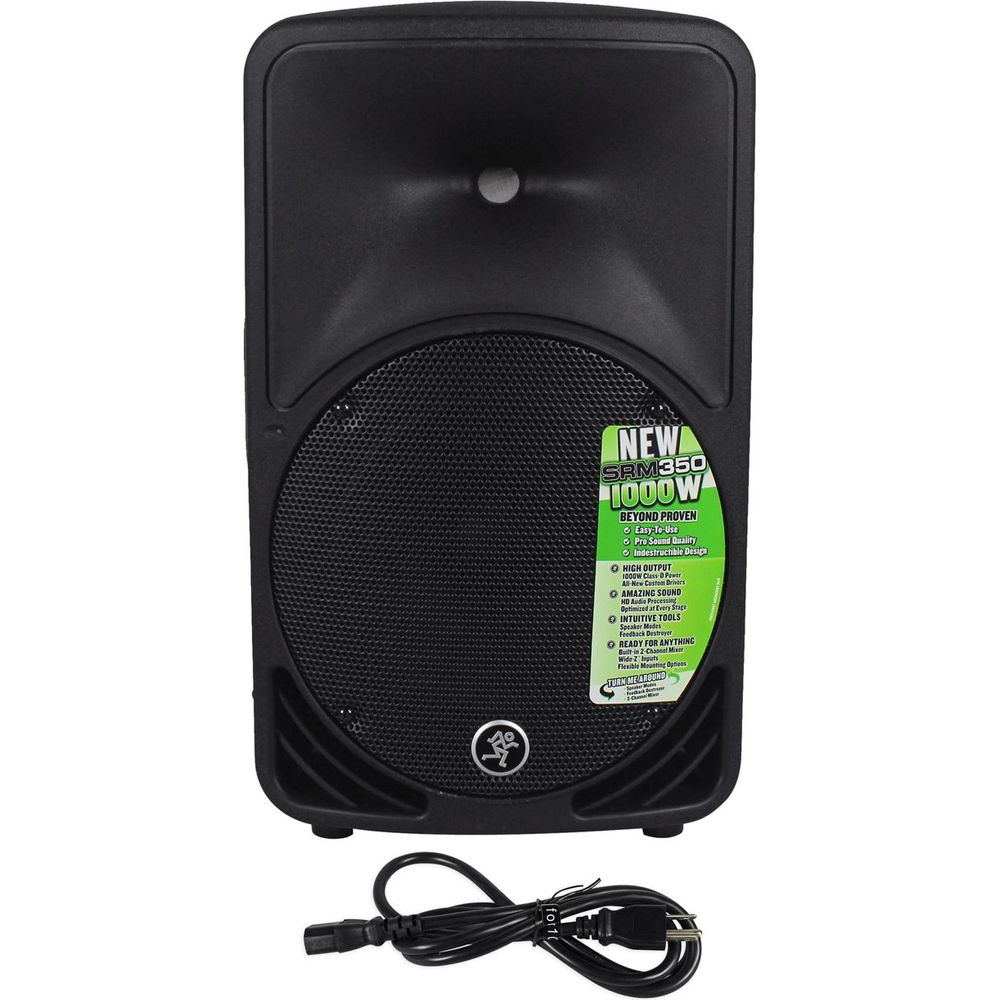 SRM350V3 1000W 10" Powered PA Speaker With DSP, Headphones & Stand