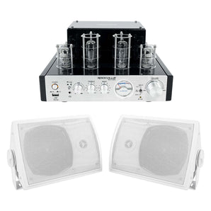 Rockville BluTube Tube Amplifier/Home Theater Bluetooth Receiver+5.25" Speakers