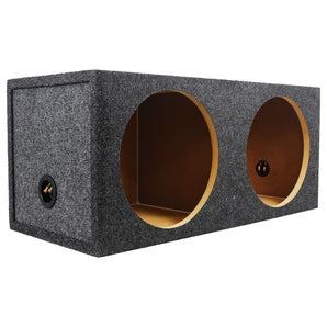 2) Kicker 43C124 12" Subwoofers+Sealed Sub Box Enclosure+Mono Amplifier+Amp Kit