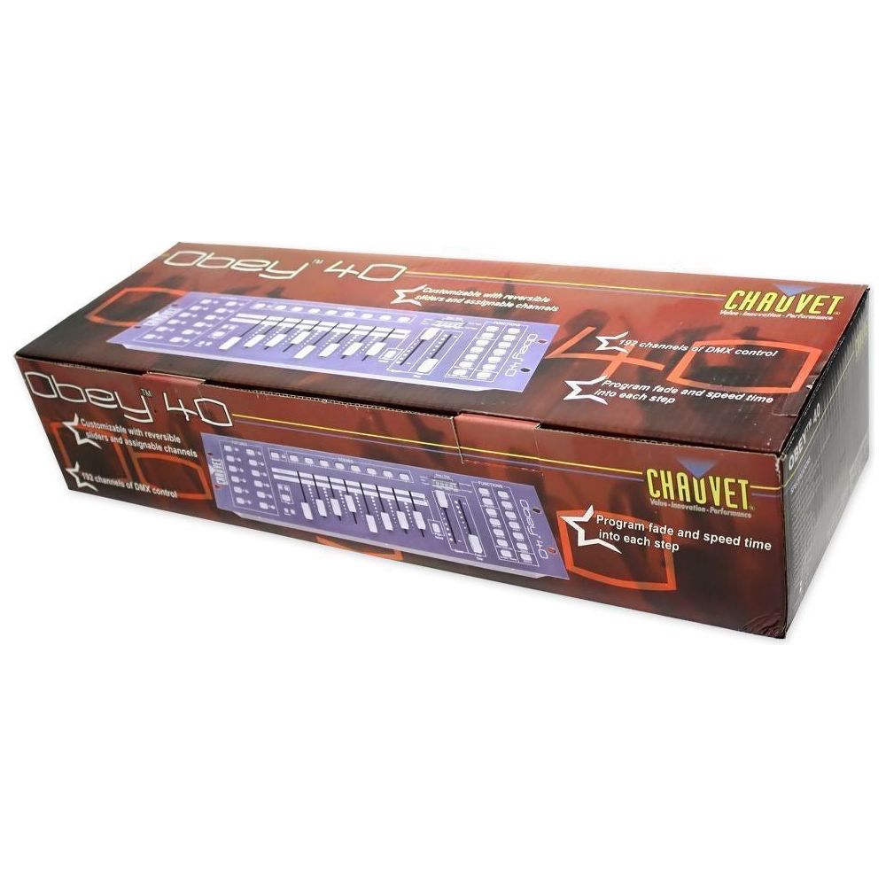 Chauvet DJ OBEY40 Universal DMX-512 Light Controller With 192 Channels and Midi