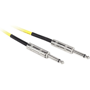 Rockville RCGT6.0Y 6' 1/4'' TS to 1/4'' TS Instrument Cable-Yellow 100% Copper