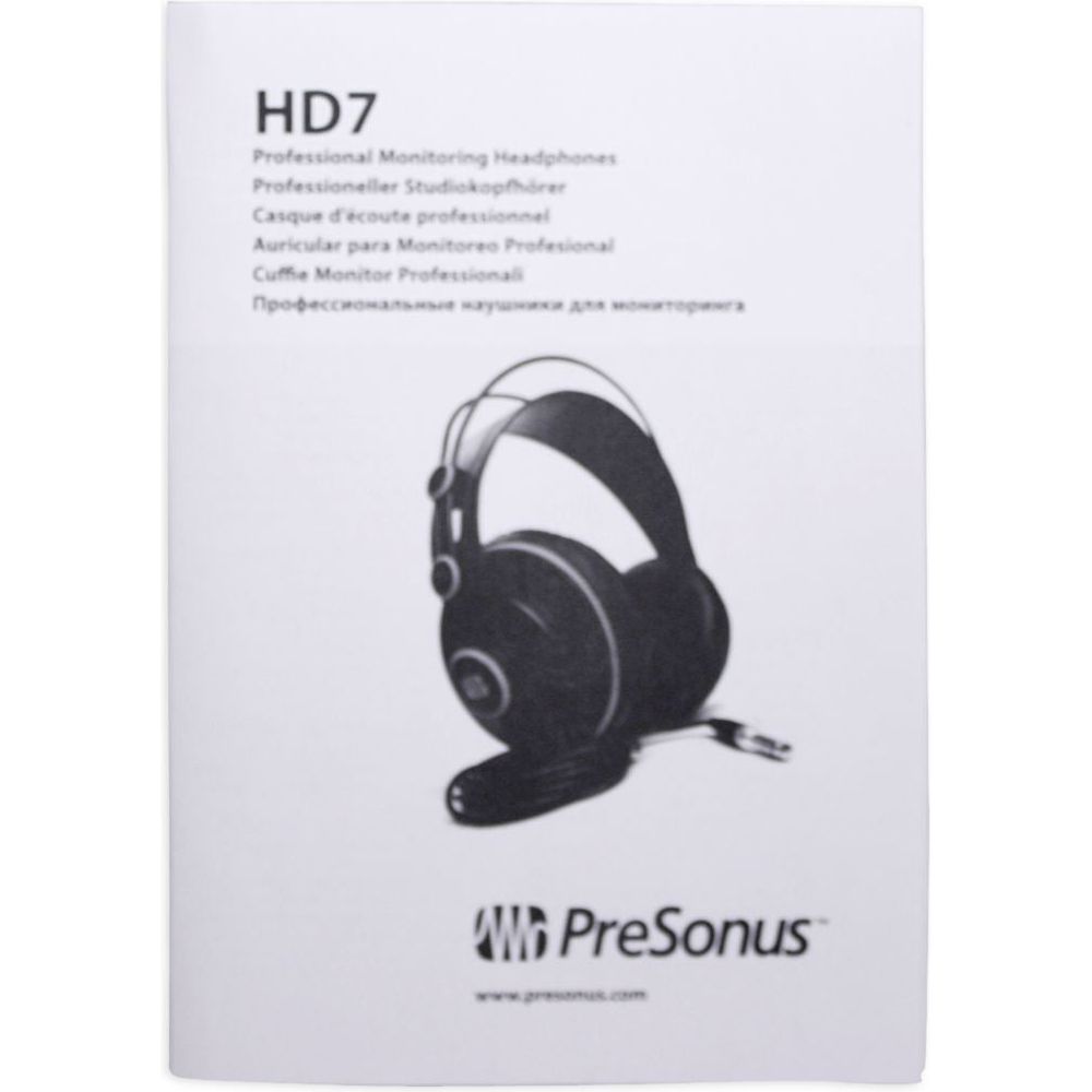 HD7 Studio Headphones with 4-Way Headphone Amplifier