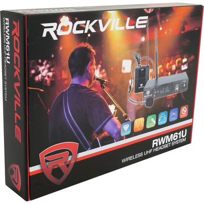 RAM15BT Rechargeable PA Speaker + RVES05 Stand + RWM61U Headset Mic Bundle