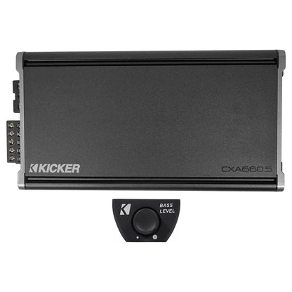 46CXA6605 CXA660.5 660 Watt 5-Channel Car Amplifier+Remote Bass Knob