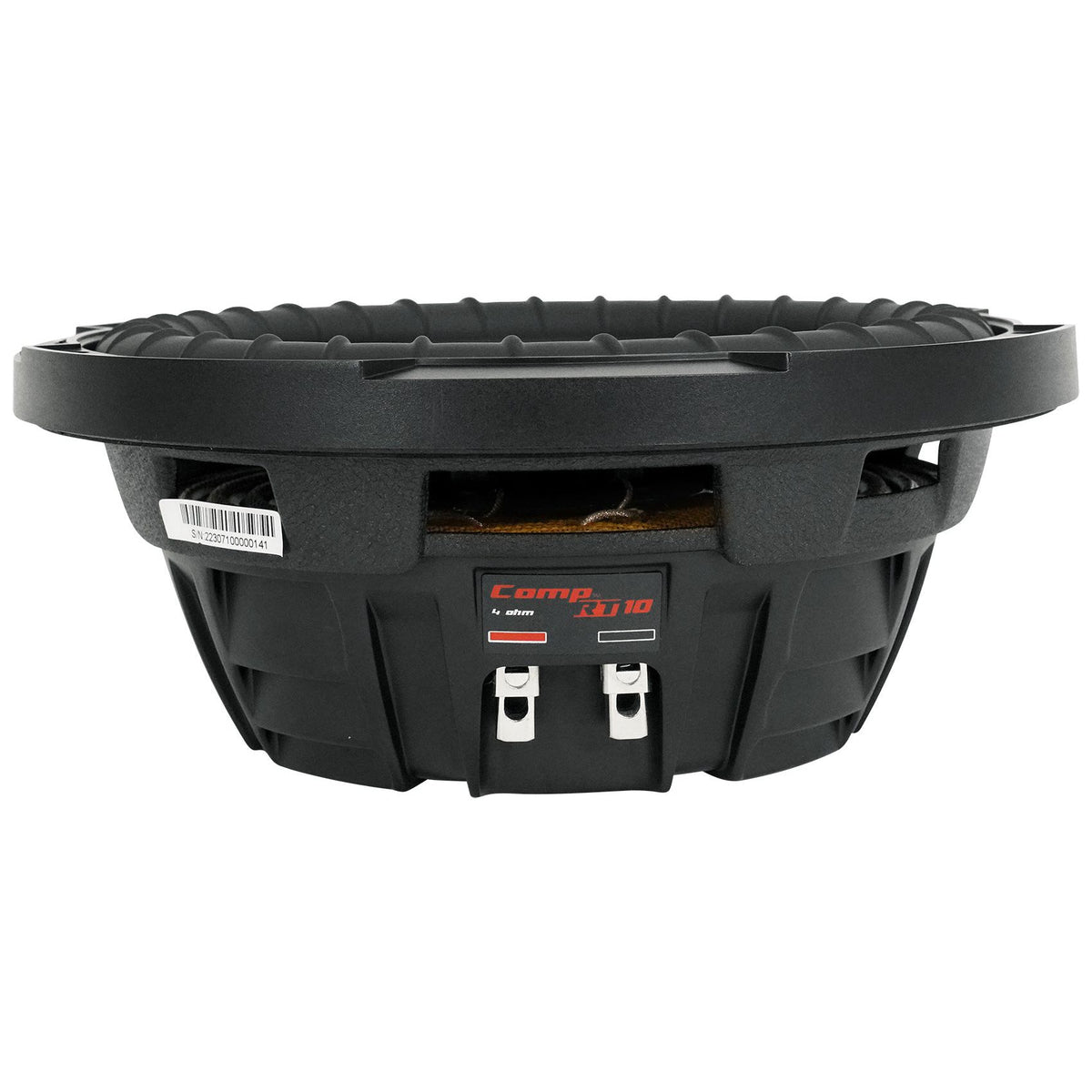 2) 48CWRT104 10" 1600W Slim Shallow Car Subwoofers+Mono Amplifier+Amp Kit