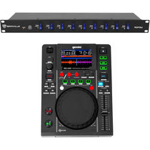 MDJ-600 DJ Controller with Rack Power Strip