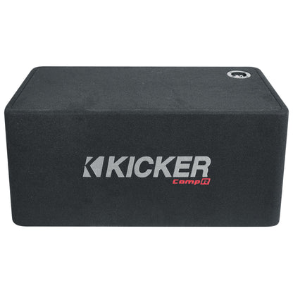 KICKER 48DCWR122 CompR 12" 2000w Dual Subwoofers+Vented Sub Enclosure COMPR12
