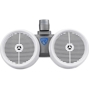 (2) Rockville Dual 8" Wakeboards+(2) 6.5" Speakers+4-Channel Amplifier+Amp Kit