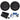 (2) Kicker 43CVR104 COMPVR 1400W 10" Car Subwoofers Subs+Mono Amplifier+Amp Kit
