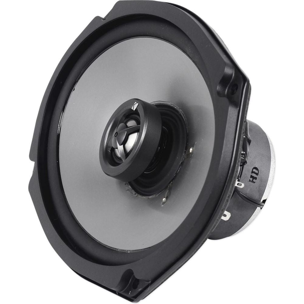 (2) kicker PS69 6x9" 360° Degree Swivel Chrome Surface Mount Boat Speakers