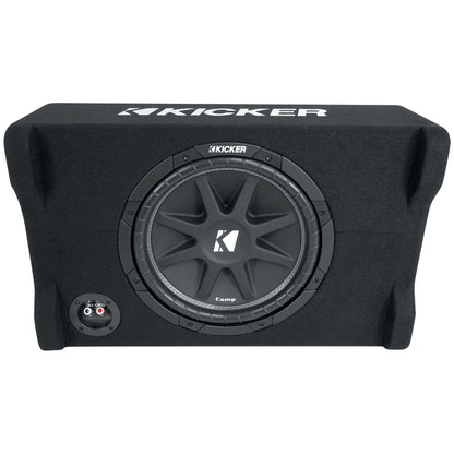 KICKER 48CDF124 Comp12 12" 300w Down Firing Car Subwoofer+Mono Amplifier+Amp Kit