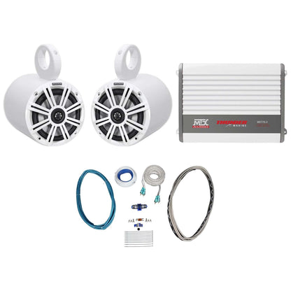 45KM654 Speakers + MAC65W Tower Pods + WET75.2 Amplifier + Wire Kit