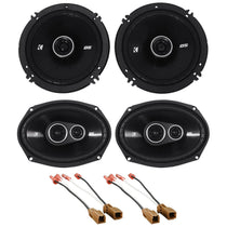 Front + Rear Speaker Replacement Kit For 2000-2004 Nissan Xterra
