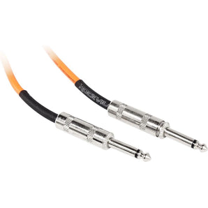 2 Rockville RCGT6.0O 6'  1/4" TS to 1/4'' TS Guitar/Instrument Cable