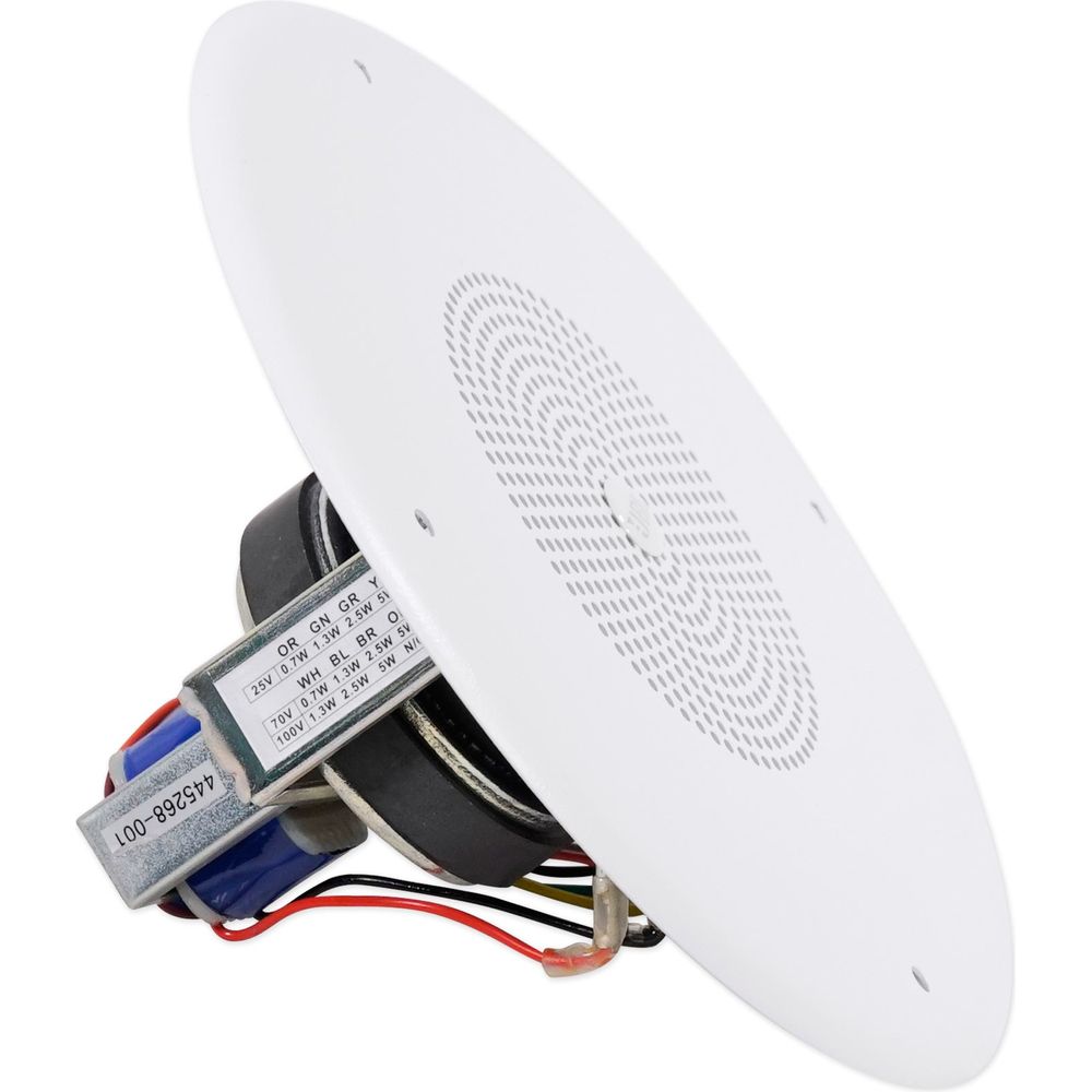 (6) CSS8004 4" Commercial 70V/100V 5W Ceiling Speakers