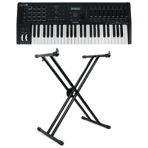 Arturia KeyLab 49 MkII Black 49-Key Studio Recording Keyboard Controller+Stand