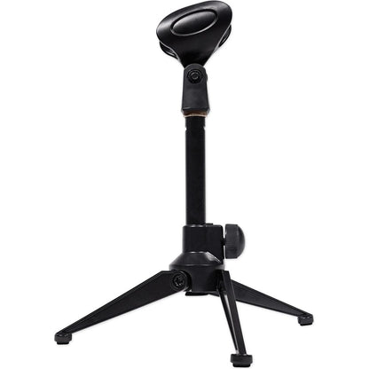 Desktop Tripod Mic Stand + Pop Filter and Shock Mount Bundle
