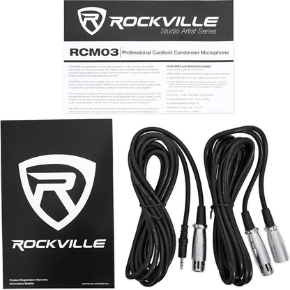 RCM03 Condenser Microphone + RockShield 1 Isolation Shield Bundle