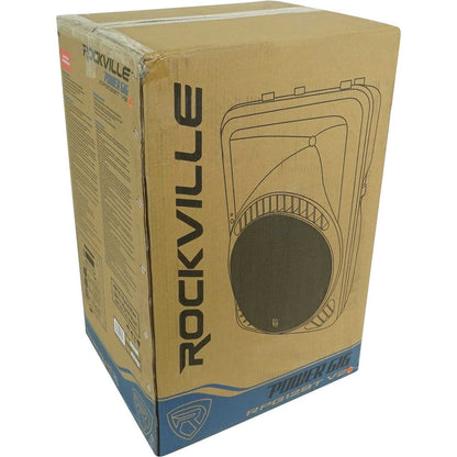 2 RPG12BT 12" Powered 800W Wireless Link DJ Speakers, Bluetooth+Totems
