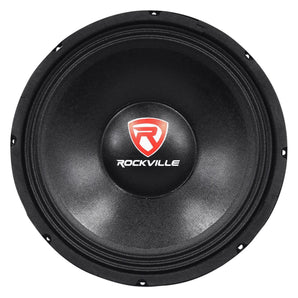 Rockville RVP12W8 600 Watt 12" Mid-Bass Driver Car Audio Speaker Mid-Range