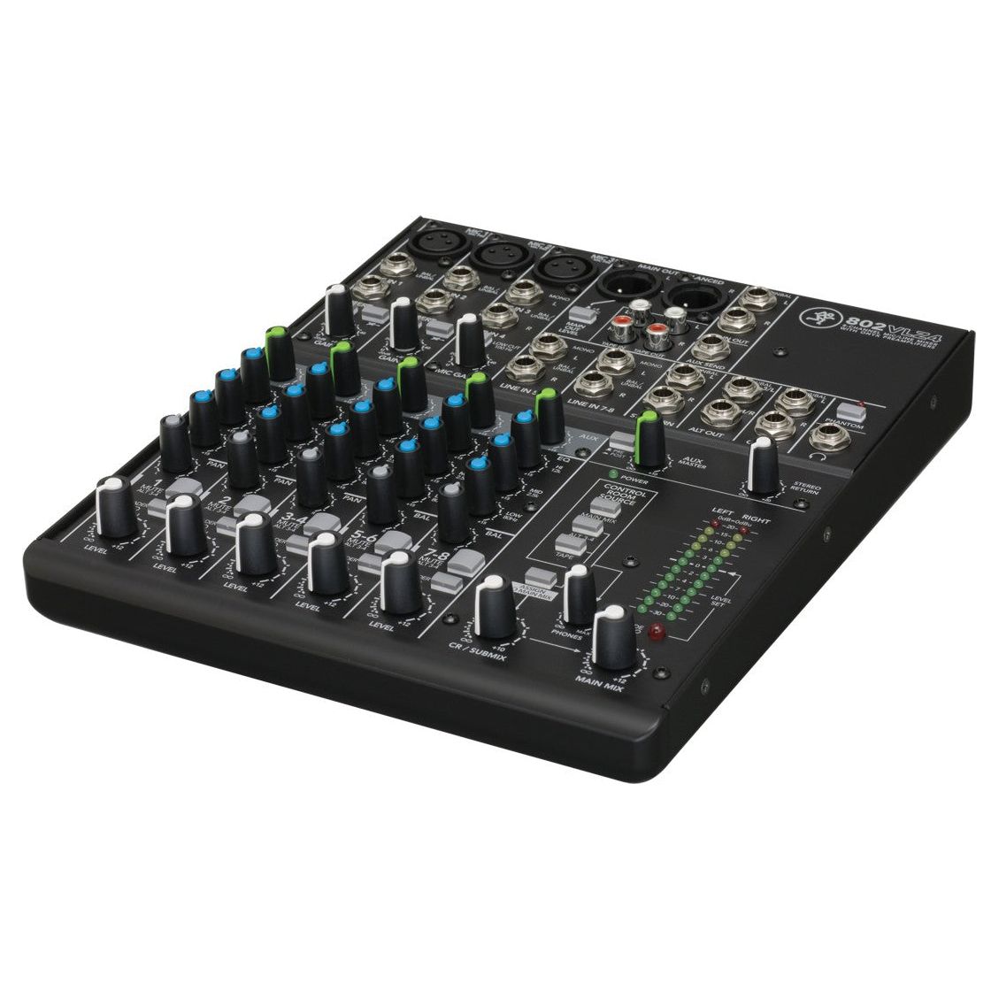 802VLZ4 8-Channel Mixer & Portable Mixer Stand