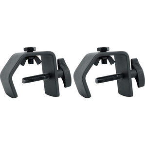 (2) Rockville LC70 Heavy Duty C Clamps Mount Light Up to 70 LBS, Adjustable Knob