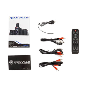 Rockville Home Theater/Karaoke Machine System w/5.25" Sub+(2) Wireless VHF Mics