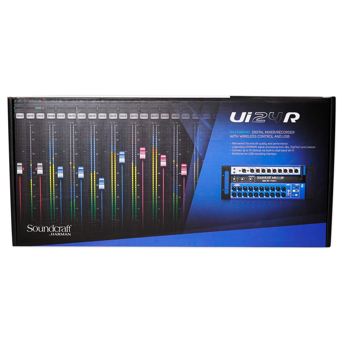 Ui24R 24-Input Digital Mixer Bundle with Wifi, App Control & DBX Crossover