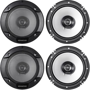 Kenwood 6.5" Front+Rear Factory Speaker Replacement For 2000-2003 Nissan Maxima