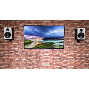 (2) Rockville APM8W 8" 250W Powered USB Studio Monitor Speakers+Wall Brackets